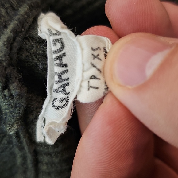 Garage Olive Green Xs Open-Front Layering Cardigan - Picture 4 of 5
